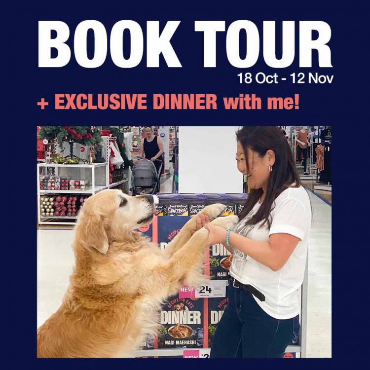 Book tour dates & exclusive Dinner with me!