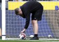 HawkEye had to be recalibrated at the MKM Stadium after the goals were sawed down to size