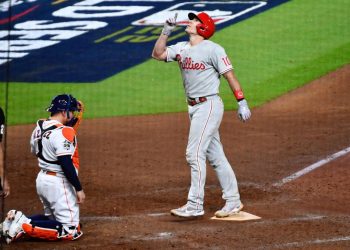 Phillies rally to beat Houston Astros in World Series Game 1