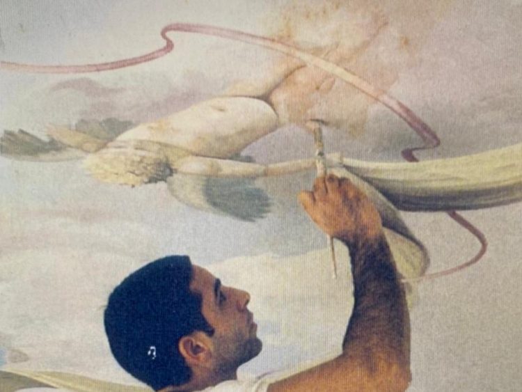 Priceless! Brisbane acreage home with ceiling painting by famous artist