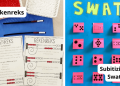 Collage of subitizing activities