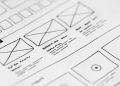 website design wireframes