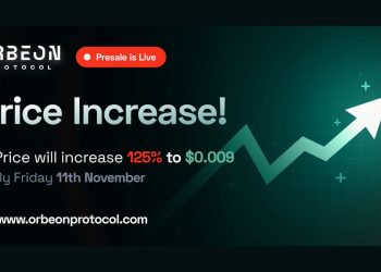 Orbeon Protocol (ORBN) Raises $400k in 2 Days of Presale As ATOM and MANA Struggle with Monthly Lows