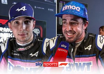 Sao Paulo GP: Fernando Alonso criticises Esteban Ocon after Alpine team-mates collide in Sprint