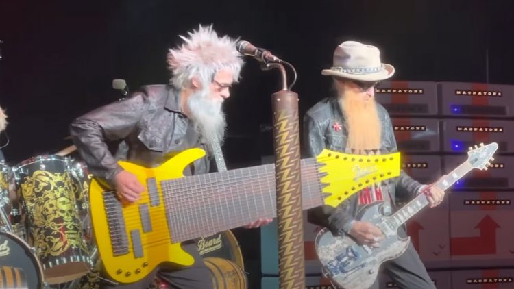 ZZ Top's Elwood Francis Performs with 17-String Bass: Watch